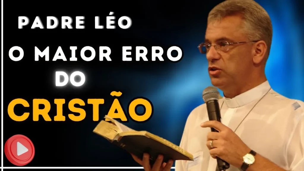 "Padre Léo explica o maior erro do cristão e como superar a ansiedade espiritual."