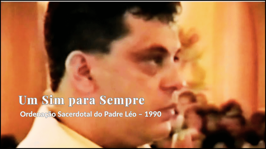 Ordenação Sacerdotal do Padre Léo em 1990 na Igreja Matriz de Itajubá